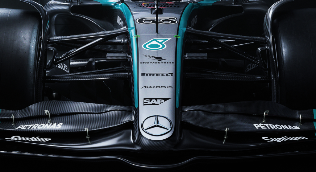 Mercedes have innovations of their own, including a unique front wing for the F1 2024 season.