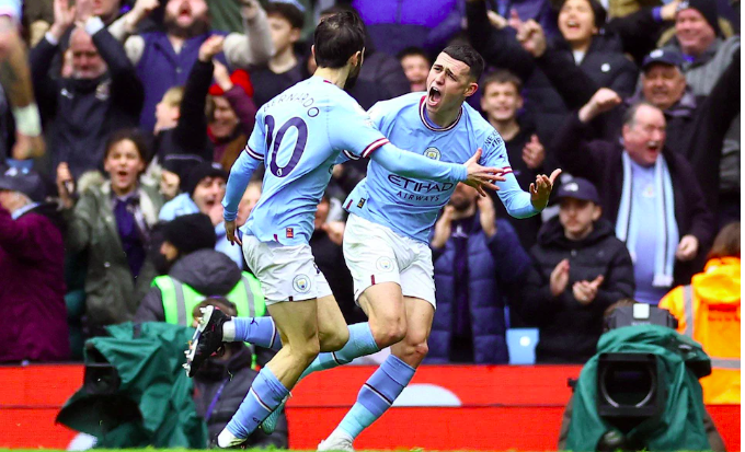 Manchester City’s Phil Foden scores against Newcastle as per FA Cup Predictions