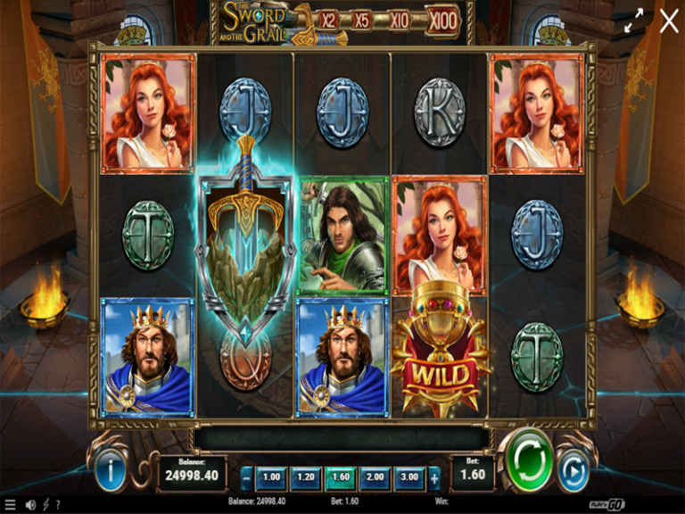 One of the new Play ‘n Go slot games centres on Arthurian legend