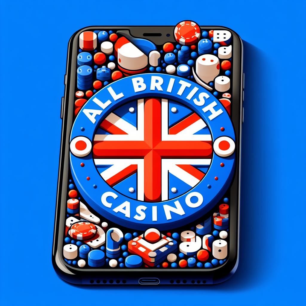 All British Casino illustrated by DALL E3