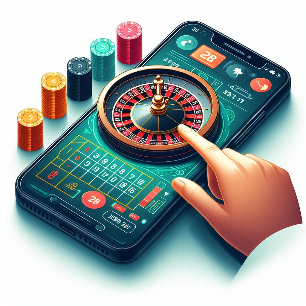 Roulette illustrated by DALL E3