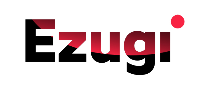 Logo of Ezugi, featuring stylized lettering against a clean background, symbolizing innovation and excellence in live dealer casino software.