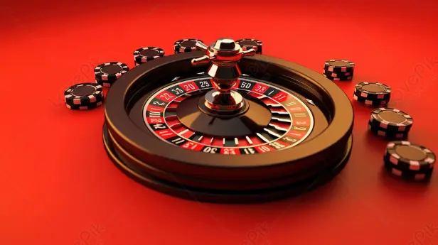 Red and Black in Roulette, bet on a wheel