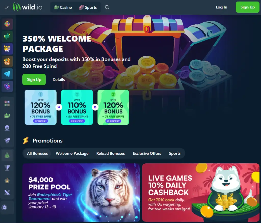 One of this site’s top promos is a 10% live games cashback deal that is well worth exploring.