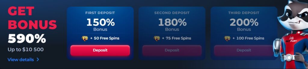 find out more Betfury Casino Promotions