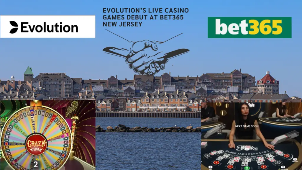 Evolution’s live casino games Debut at Bet365 New Jersey